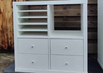 Regał IKEA Kallax 2x2 + akcesoria Regał IKEA Kallax 2x2 + akcesoria