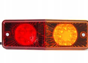 LAMPA TYLNA ZESPOLONA 2-SEGMENTWA LED 12/24V POLSKI PRODUCENT WAŚ