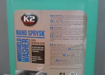 Płyn do spryskiwaczy letni Claren Nano zapachowy K2 5L