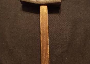 Młotek drewniana rękojeść. PRL