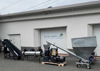 WYSOKOWYDAJNA LINIA 800kg/h GRANULAT PELET BRYKIET DLA ZWIERZĄT i RYB