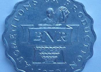RWANDA-2 FRANCS-1970 r-FAO-