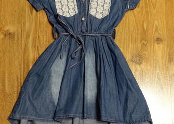 Bluzka tunika a'la jeans r.128