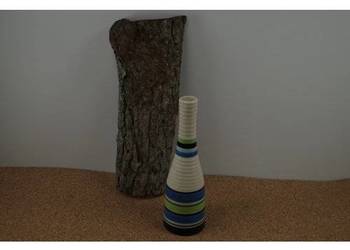 Wazon IKEA ceramiczny retro vintage skandynawski kolorowe pasy