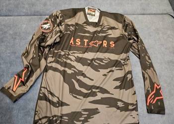 Bluza na quada Alpinestars Racer Tactical Black/Grey Camo/Fluo red