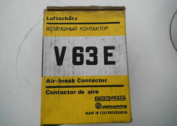 Stycznik 63A cewka 220V 50 Hz V63E i V63EO Nowe