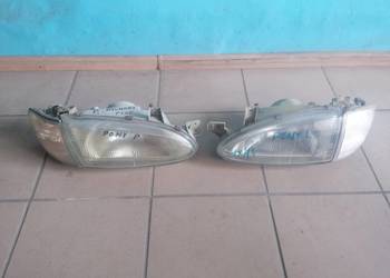 lampy przód komplet lewa+prawa Hyundai Pony r.96-00
