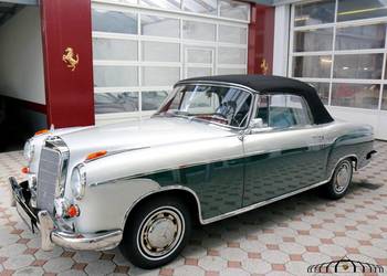 Mercedes w128 ponton kabrio dach po remoncie nowe poszycie