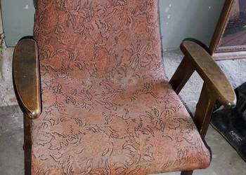 Fotel PRL Chierowski wzór 366 do renowacji odbiór własny