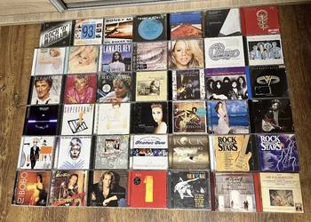 Pakiet 42 CD Beatles Toto David Bowie Supertramp Rod Stewart Prince