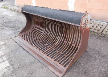 Łyżka Ażurowa Przesiewającą Hydrauliczna ROTAR Łyżka do Gruzu 1500kg