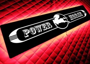 Tablica LED IVECO power horse 100x25cm 24v front white, back red Lighting,…