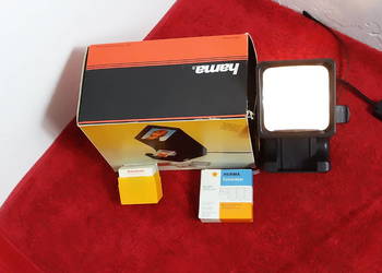 Zestaw RETRO: Przeglądarka slajdów HAMA + Slajdy Kodachrome + Akcesoria