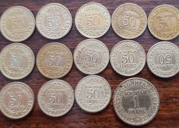 50 centimes Francja zestaw