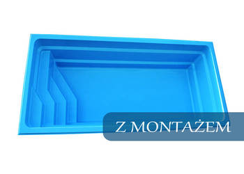 BASEN OGRODOWY POLIESTROWY CARACAS 6.5m x 3.0m z montażem