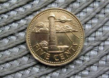 Barbados 5 Cent 1973r