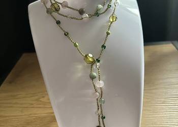 Ręcznie robiony naszyjnik na szydełku