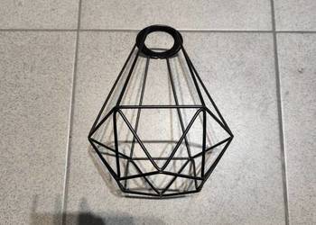 Klosz Do Lampy Na Żyrandol Lampkę Abażur BRYLANT Metalowy Czarny
