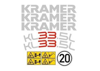 Naklejki oklejenie naklejka - KRAMER KL33.5L Zamiennik