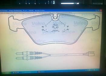 PEUGEOT 605	3.0 V6 24V  04/91-05/00 -90807684 KLOCKI HAMULC