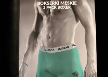 2-Pack Bokserki Iguana XL Nowe Czerwony Miętowy