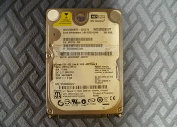 Dysk twardy seria ATA 320GB