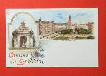 ( 917 ) 100 widokówek ze Stettina Reprint