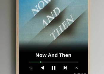 Plakat The Beatles "Now And Then"