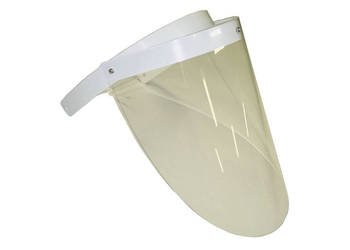 PRZYŁBICA ochrona twarzy fryzjer kosmetyczka MASKA wys 26 cm