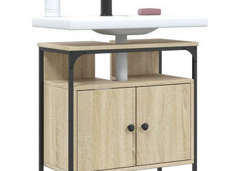 Szafka pod umywalkę dąb sonoma 60x30x60 cm WM-842437