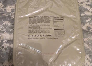 MRE Us Army Tray pack Mashed potatoes 2,64 Kg