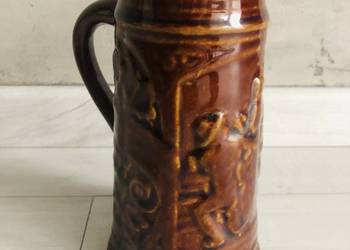 NOWY Kufel z czasów PRL brązowy z uchem NOWY Kufel z czasów PRL brązowy z uchem