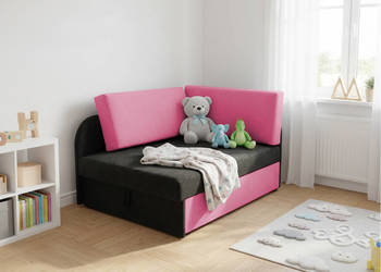 Rozkładana sofa dziecięca „Kubuś” – łóżeczko do małego pokoiku