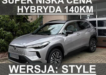 Toyota Corolla Cross 140KM Hybryda Style Kamera Akt. Tempomat Super Niska …