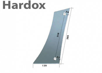 Pierś HARDOX 1766Z/L części do pługa LANDSBERG