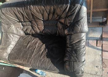 Sofa skórzana dwuosobowa
