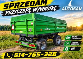 Przyczepa autosan wywrotka