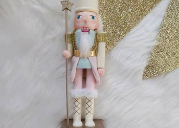 Dziadek do orzechów & kokarda złota 30x37