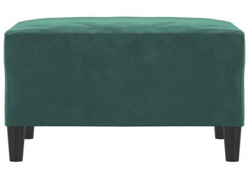 Podnóżek ciemnozielony 70x55x41 cm aksamit WM-349319