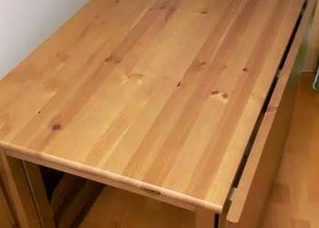 Stoł - biurko - HEMNES - konsolka IKEA LEKSVIK-drewno