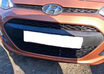 Hyundai i10 II 2 MK2 13 - 19 Atrapa Grill kompletny góra z logo + dół Hyundai i10 II 2 MK2 13 - 19 Atrapa Grill kompletny góra z logo + dół