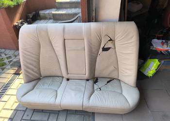Tylna kanapa Mercedes w220 jasny beż