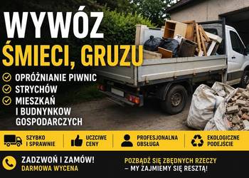 Opróżnianie mieszkań, piwnic, budynków gospodarczych