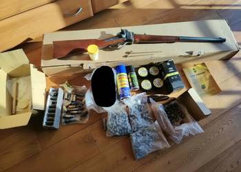 Karabin czarnoprochowy Pdersoli Sharps cal 54 - BDB stan + akcesoria