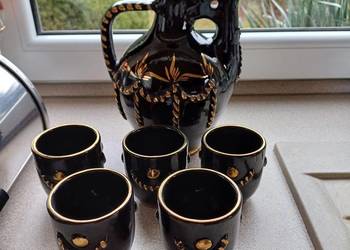 Dzbanek z kubkami stary bułgarski