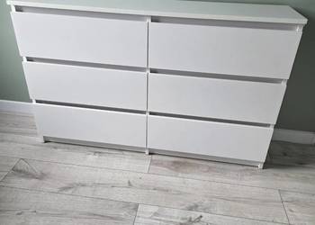 Biała komoda Malwa 6 szuflad