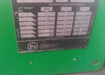 Wózek widłowy BT casab przesów boczny