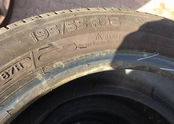 Opony Michelin  195/55 r 16 letnie