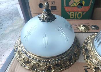 Plafon sufitowy ze szkłem frezowanymi