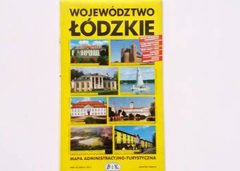 Mapa Administracyjno - Turystyczna Województwo Łódzkie